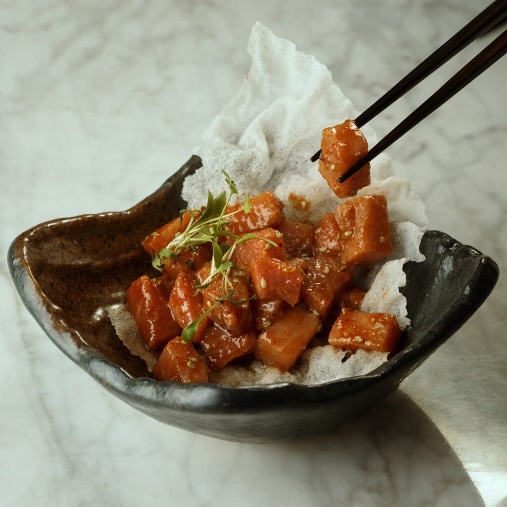 Jacqueline Restaurante Japonés y Omakase - Pescado Fresco de Lonja Menu 2 | Jacqueline Barcelona Akami tartar - Jacqueline Restaurante Japonés y Omakase - Pescado Fresco de Lonja | Jacqueline Barcelona