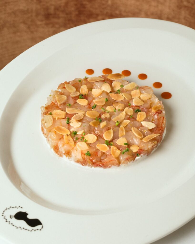 Tartar de Gamba Roja en Jacqueline Restaurante de Pescado y Marisco | Jacqueline Barcelona Tartar de Gamba Roja en Jacqueline Restaurante de Pescado y Marisco | Jacqueline Barcelona