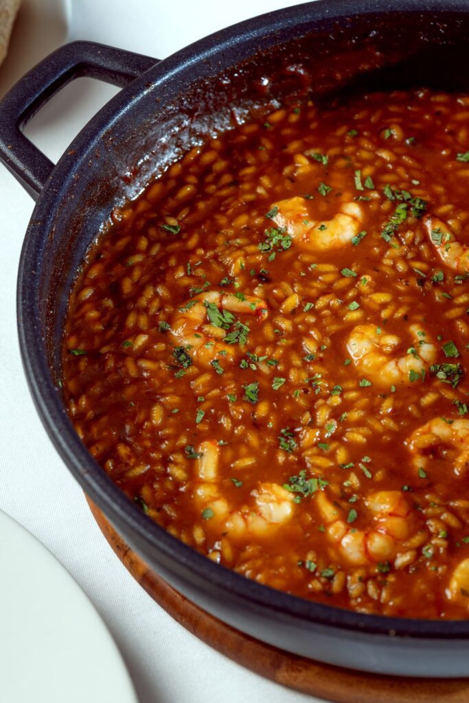 Paella de Gamba 8 - Fish and Seafood - Fish and Seafood Restaurant in Barcelona - Jacqueline Barcelona | Jacqueline Barcelona