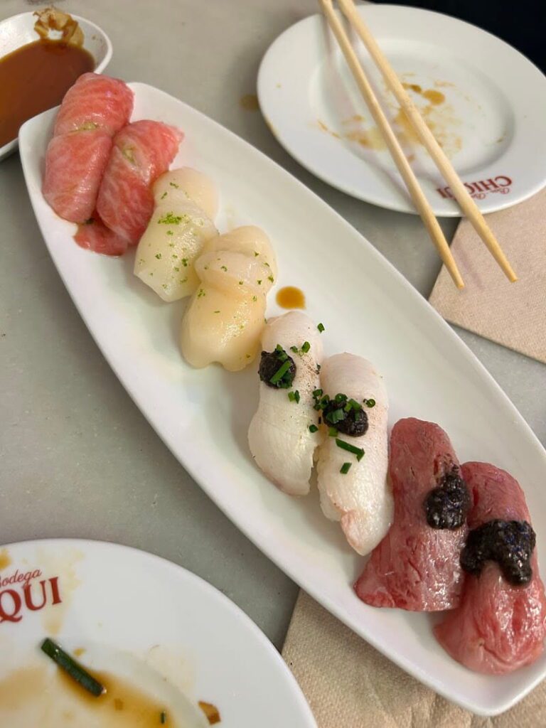 Top 5 Casual Sushi Spots In Barcelona - Bar Bodega Chiqui I svg+xml;charset=utf