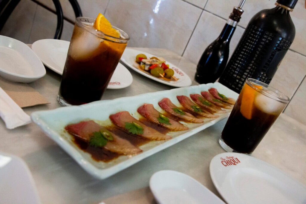 Top 5 Casual Sushi Spots In Barcelona - Bar Bodega Chiqui II svg+xml;charset=utf