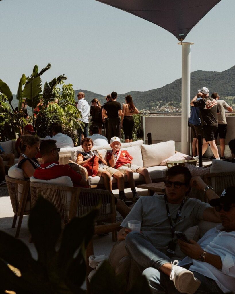 Jacqueline Pit Lane Lounge 5 - Barcelona Grand Prix svg+xml;charset=utf
